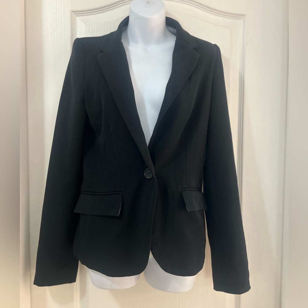 Black Single Breasted Blazer Small Ambiance Apparel